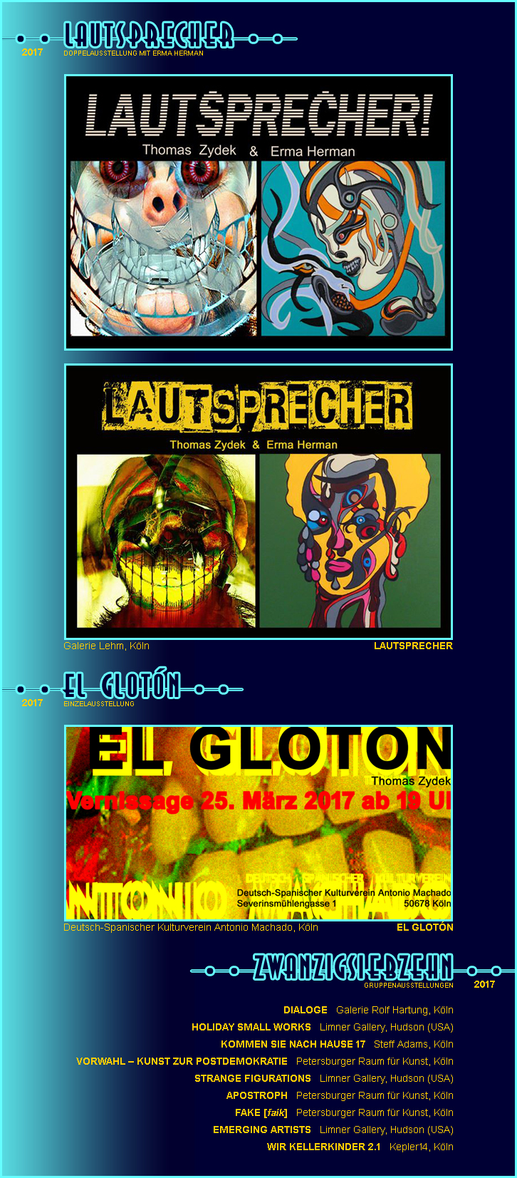 AUSSTELLUNGEN 2017